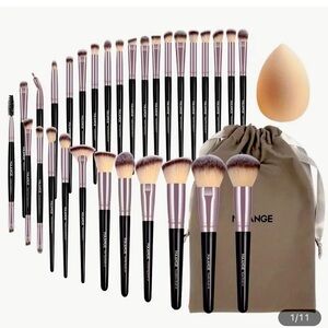 30pcs Professional Makeup Brush Set With Storage Bag
